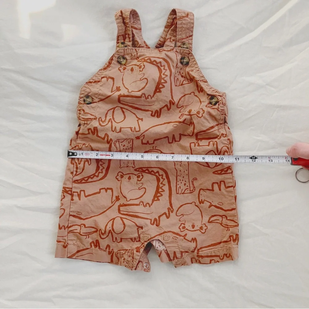 Carter’s • Jungle Zoo Animals in Burnt/Pumpkin Orange - Picture 5 of 10